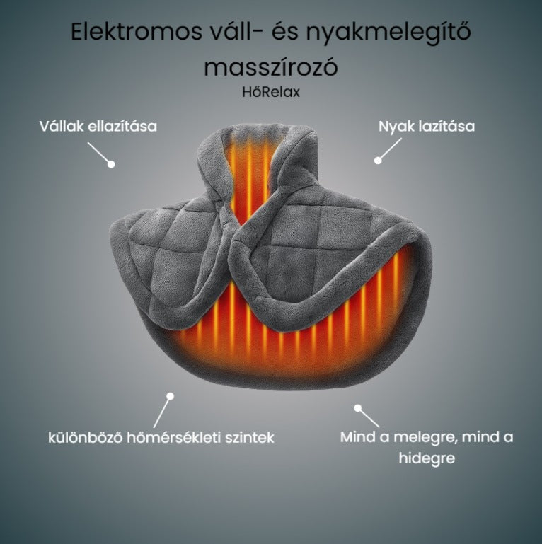 Elektromos váll- és nyakmelegítő masszírozó
